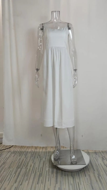 Senara Riviera Pleat Dress
